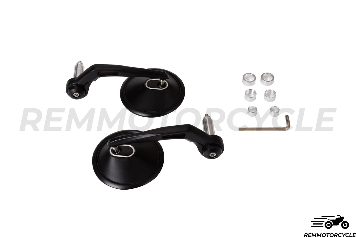 Specchietti Omologati ALLUMINIO CNC Estremità del Manubrio R34 