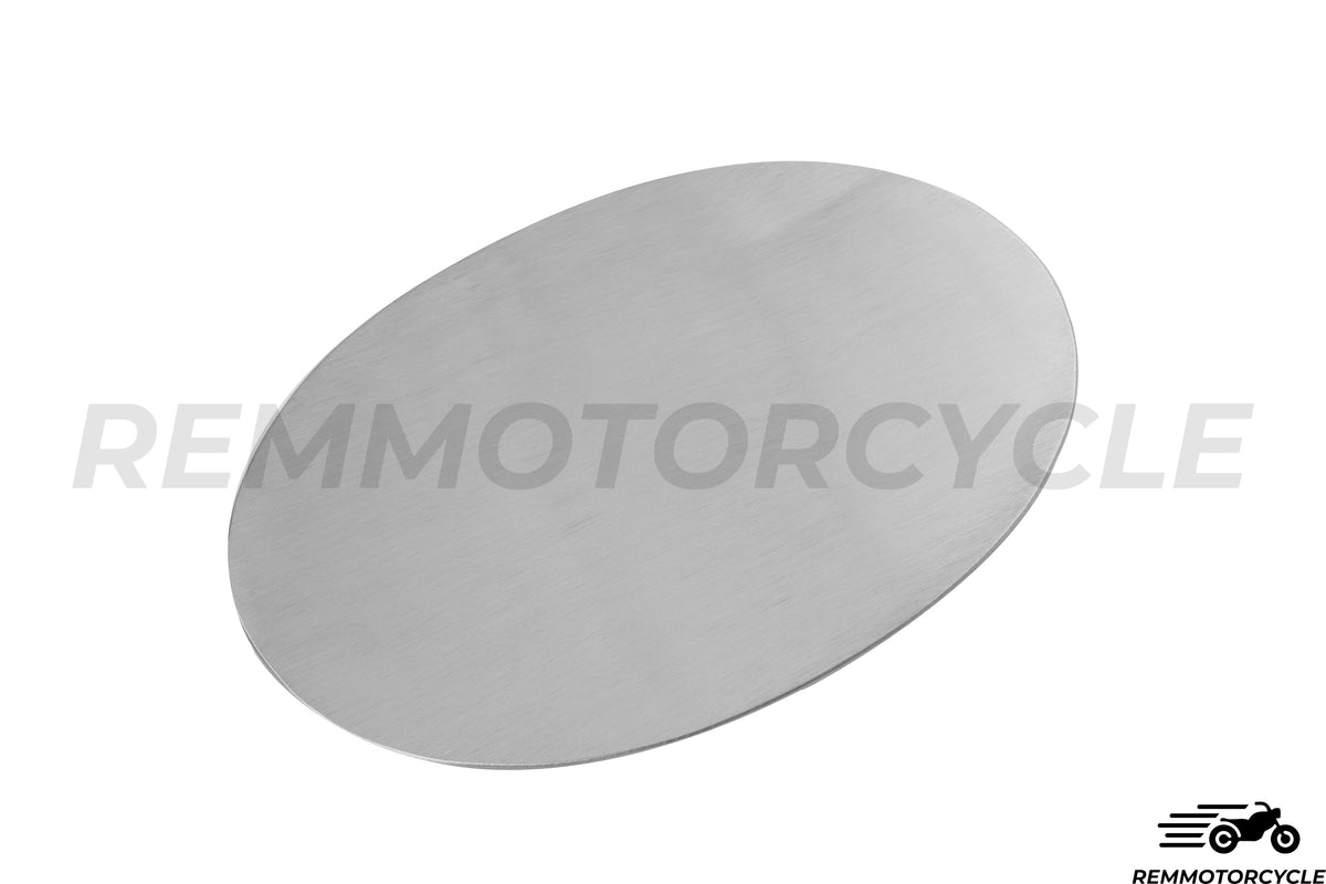Aluminium ovale zijplaat