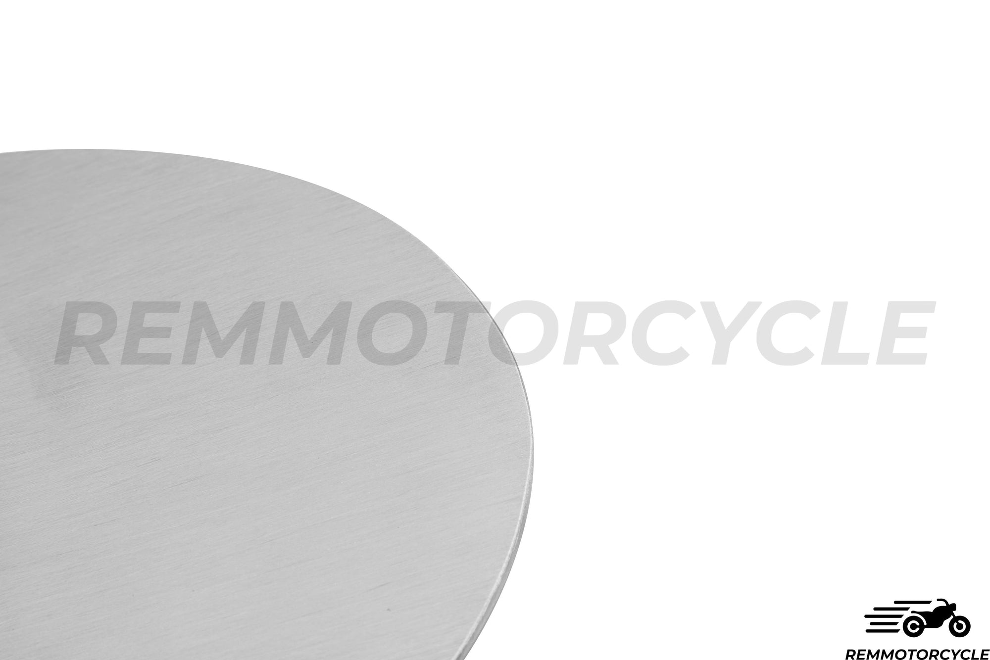 Placa lateral ovalada de aluminio