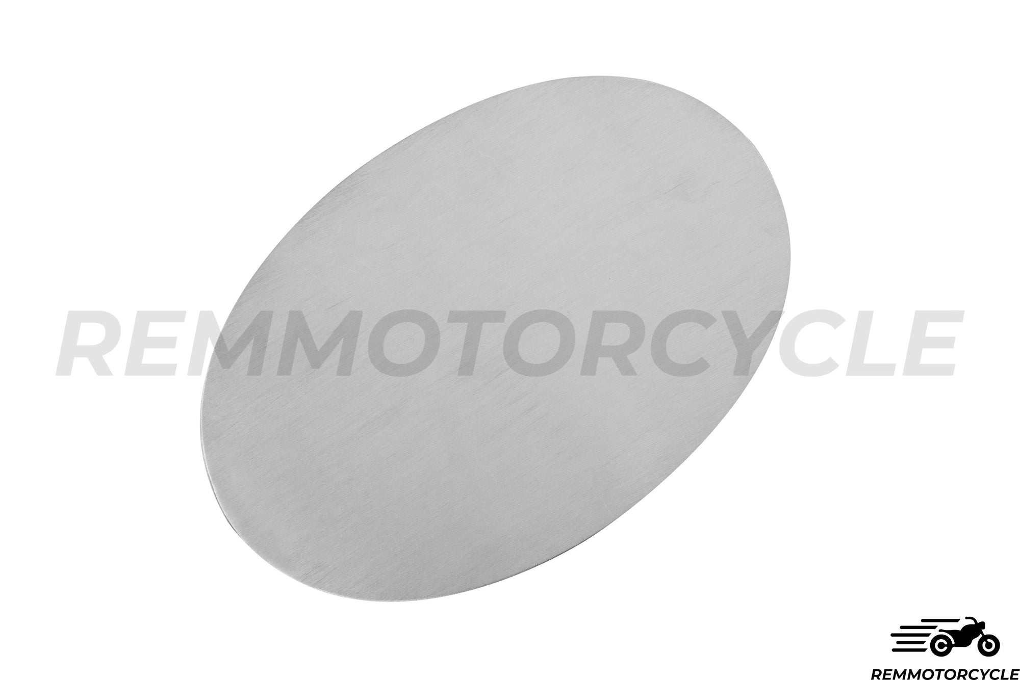 Placa lateral ovalada de aluminio