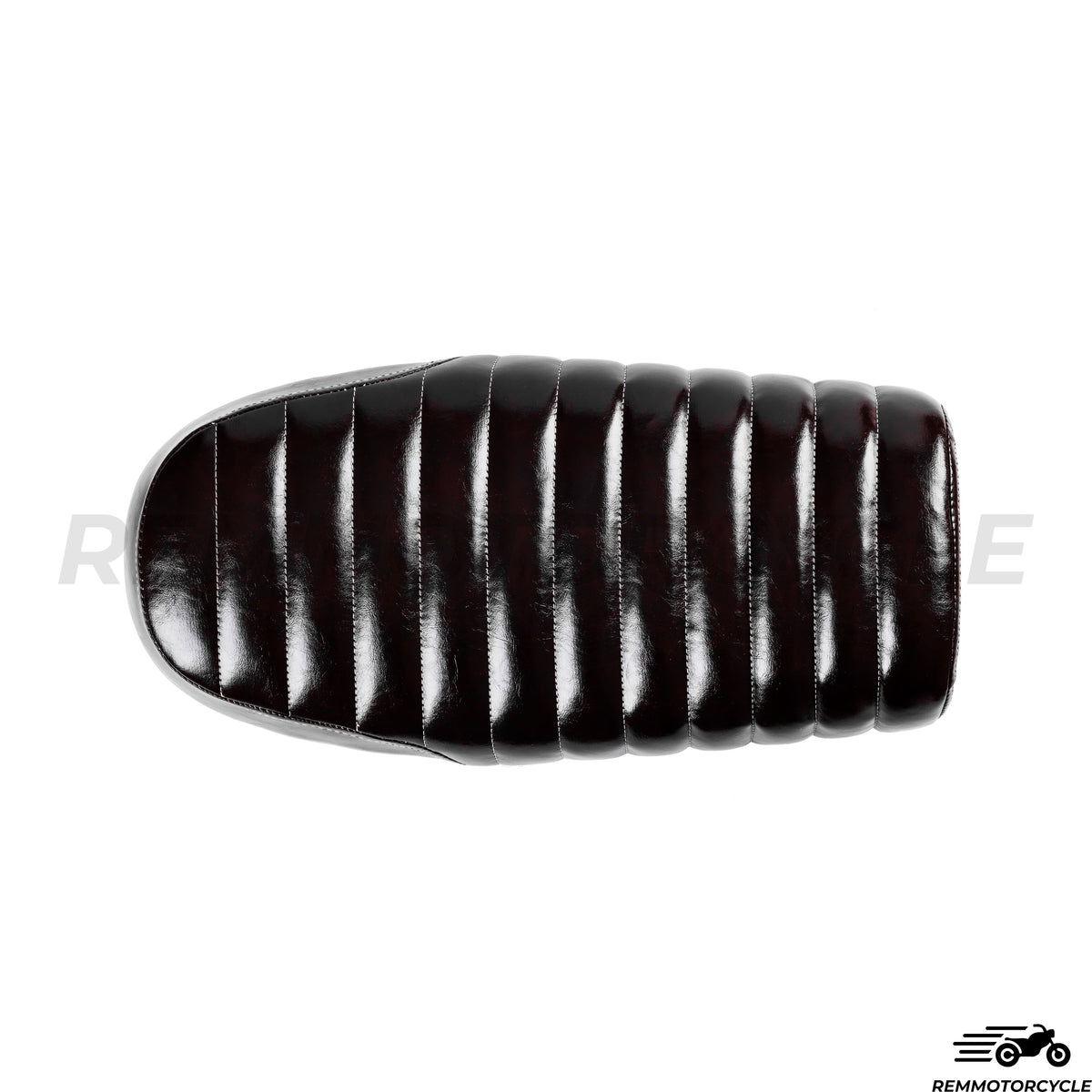 Selle Noir Effet Vieilli Coutures blanches