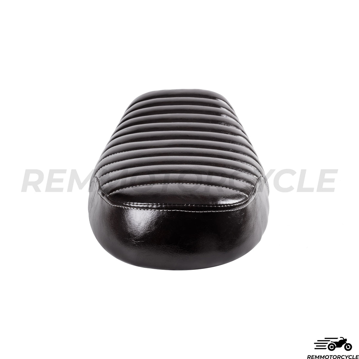 Selle Noir Effet Vieilli Coutures blanches