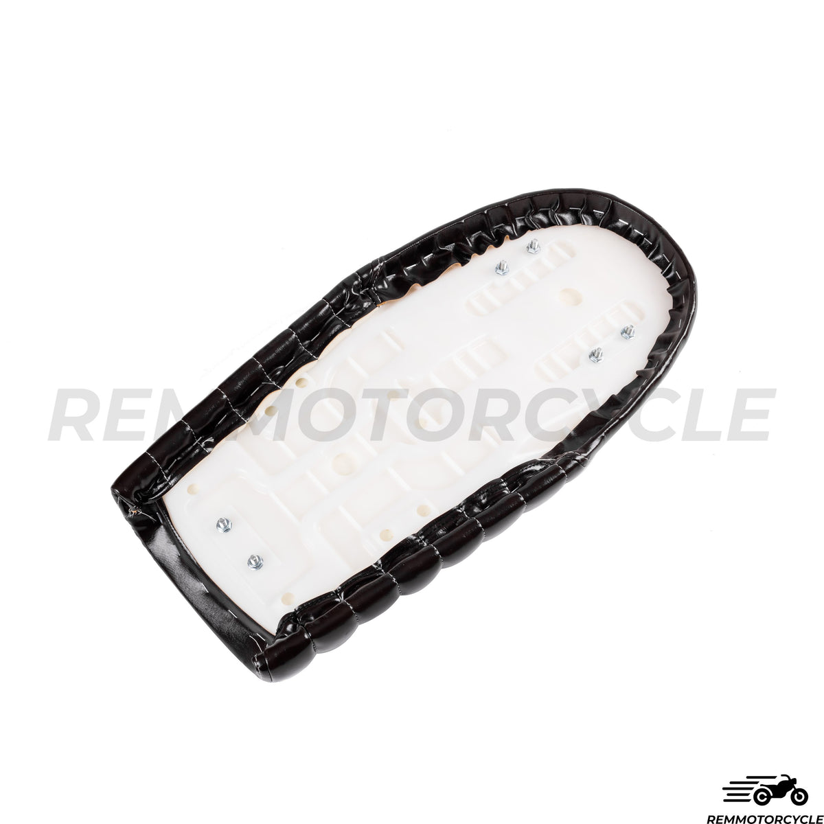 Selle Noir Effet Vieilli Coutures blanches