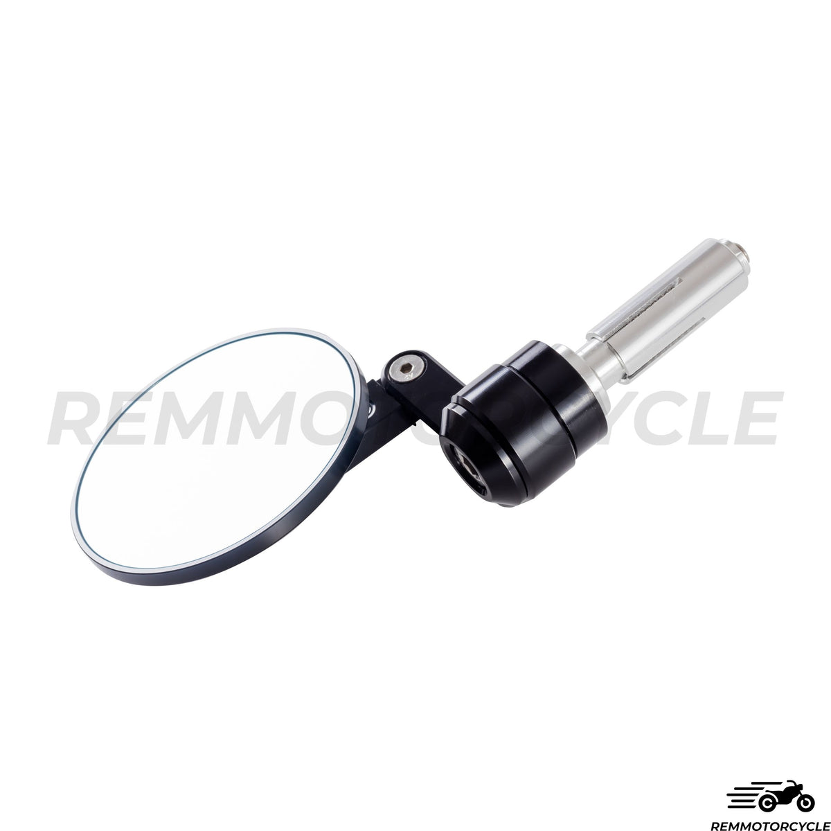 Coppia di Specchietti Retrovisori Regolabili CNC per Estremità del Manubrio 