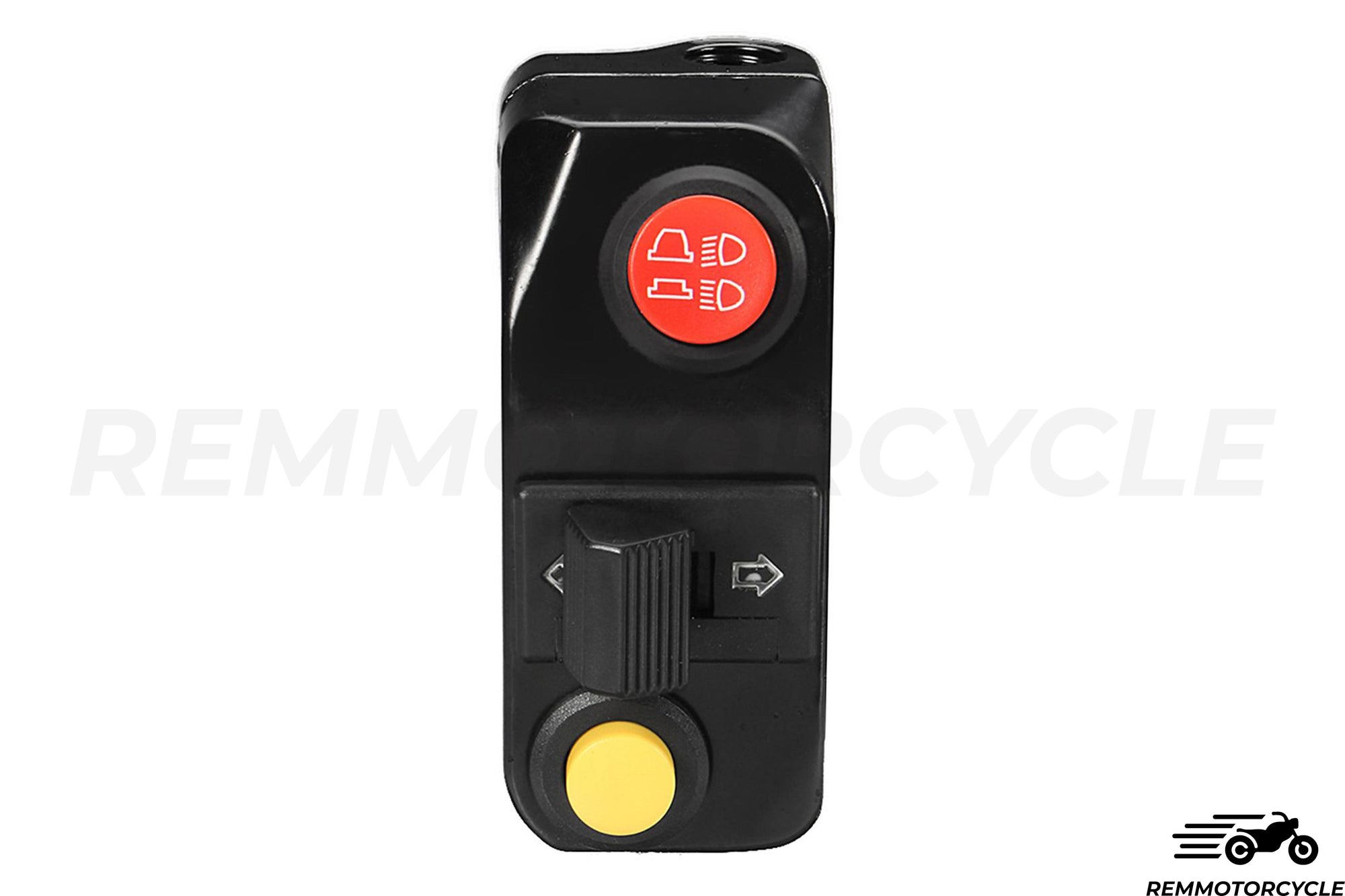 Motorcycle flashing switch Alu Horn and Lights for 22mm handlebars