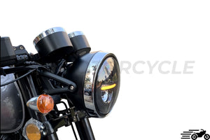 20 cm Motorcycle LED Headlight with Daytime Running Light