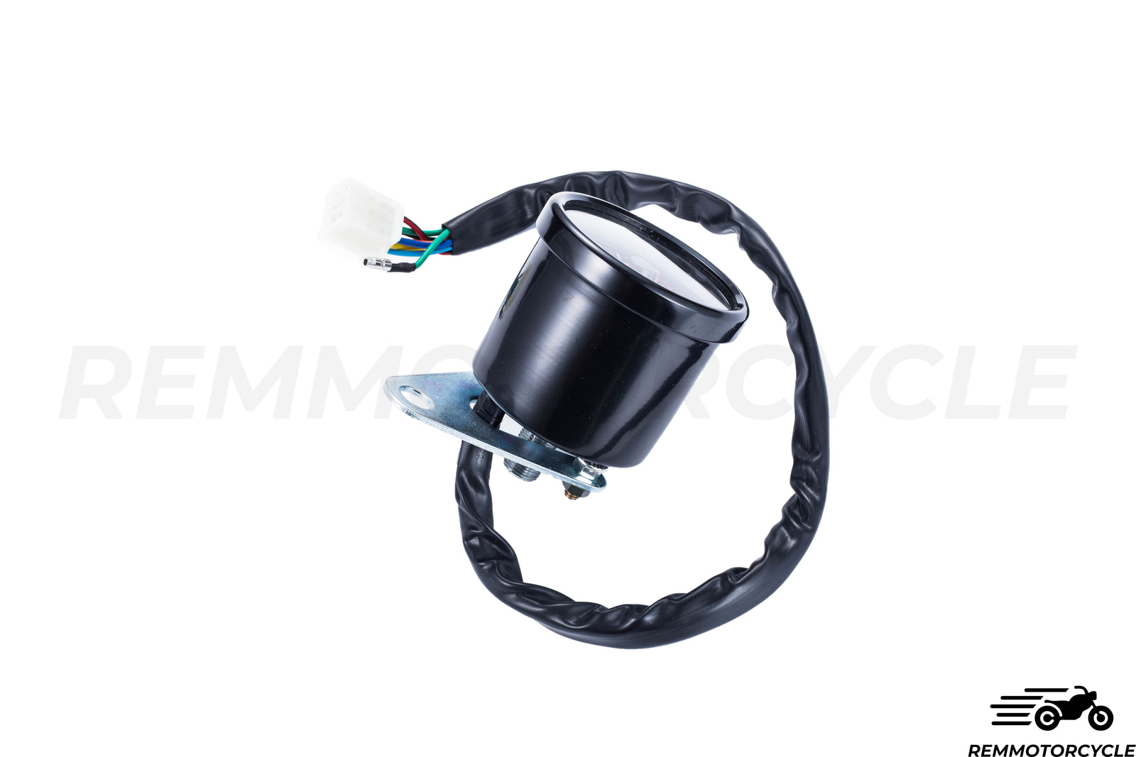 Contachilometri Universale Moto Km/h Nero o Cromato 5 indicatori 