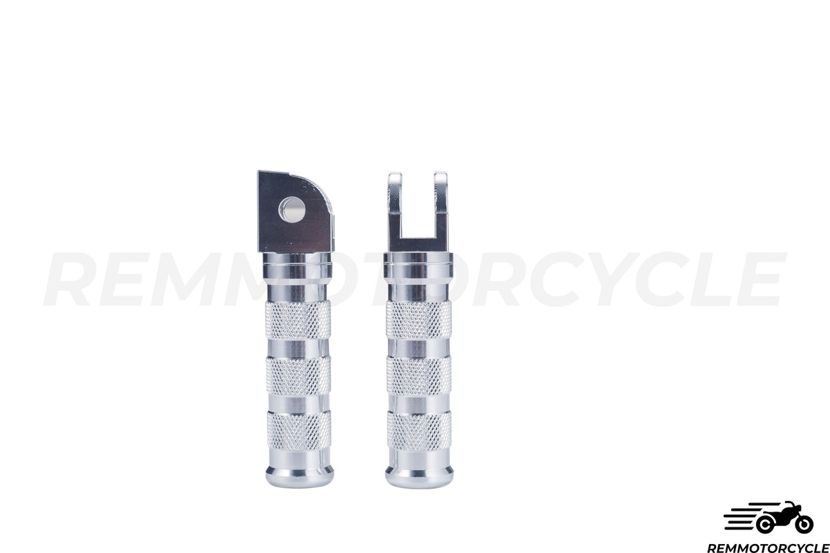 Poggiapiedi CNC Alluminio Cromato 