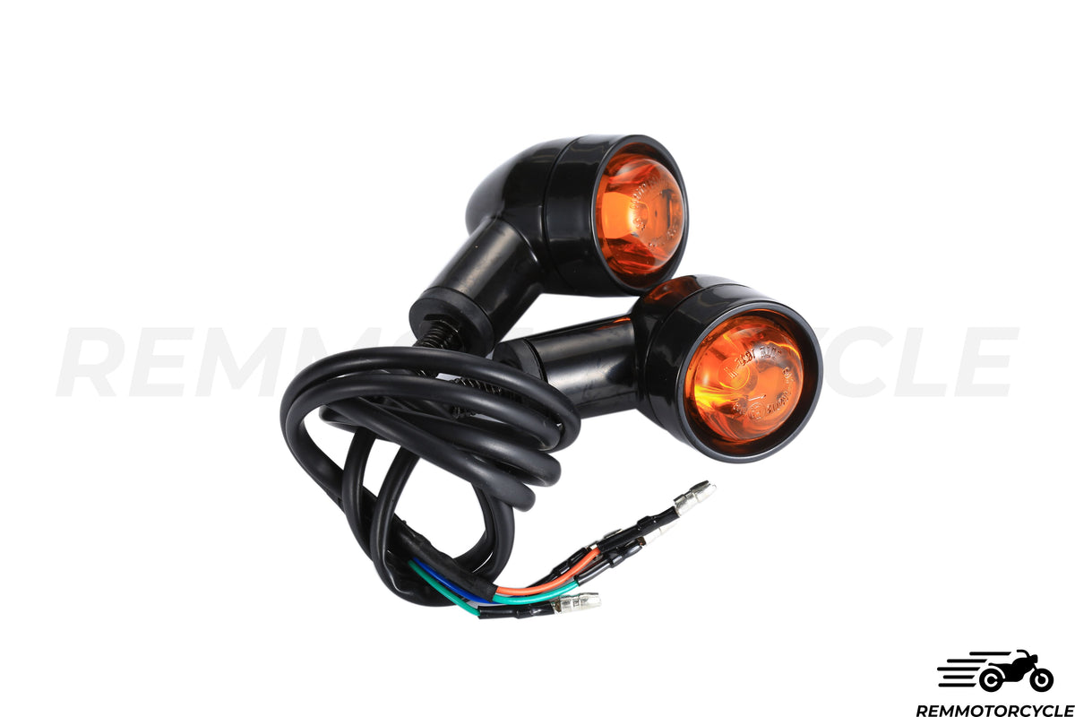 Pair of LED black LED indicators approved