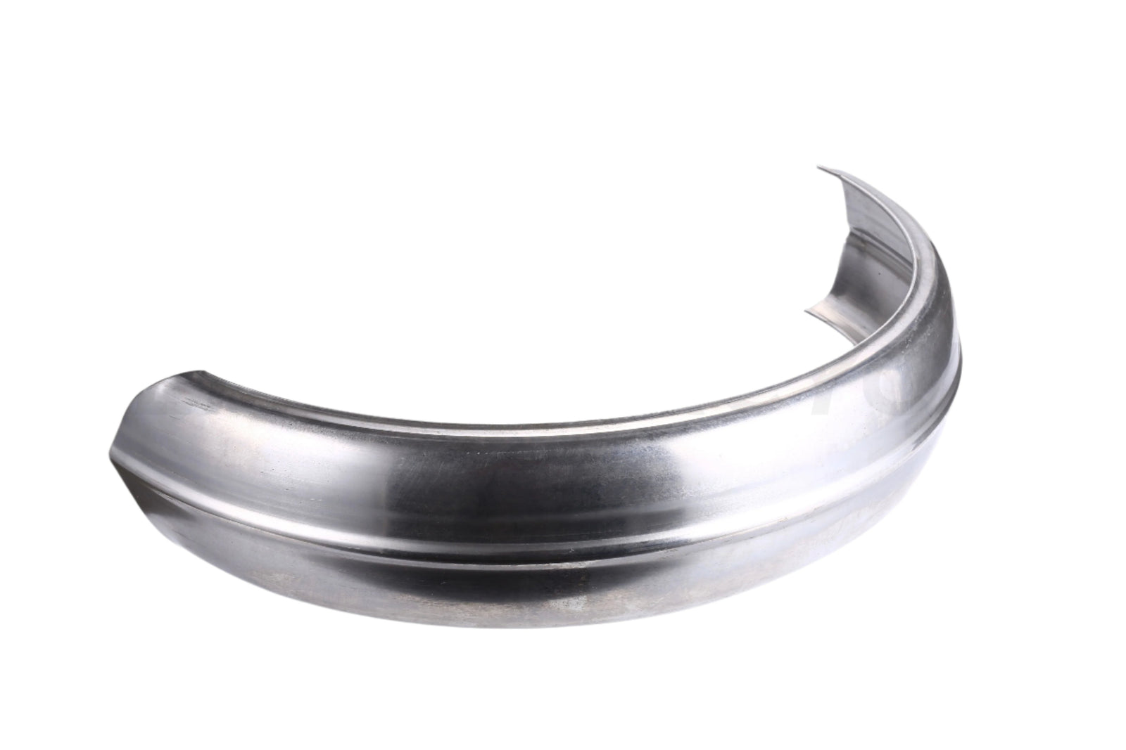 Parafango posteriore in metallo di grandi dimensioni con nervatura centrale 