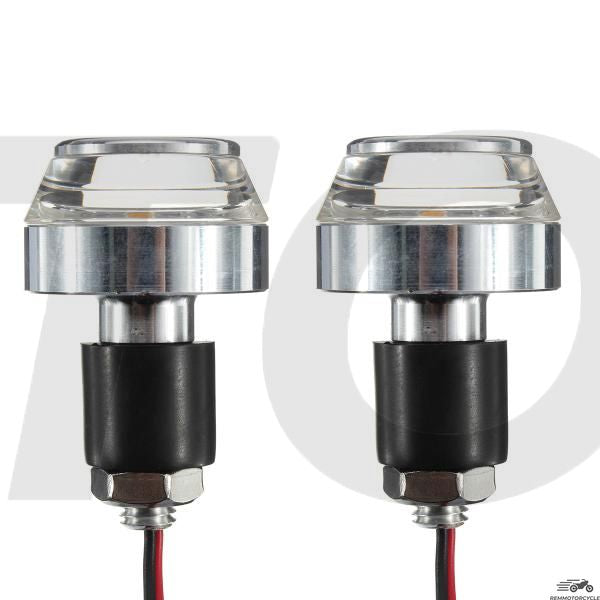 Sepasang petunjuk penunjuk berakhir gelembung