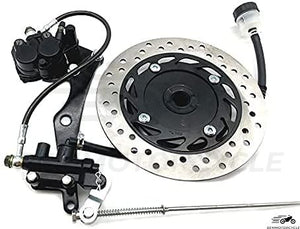 Rear drum brake transformation kit into disc brake 11 to 13 cm in diameter