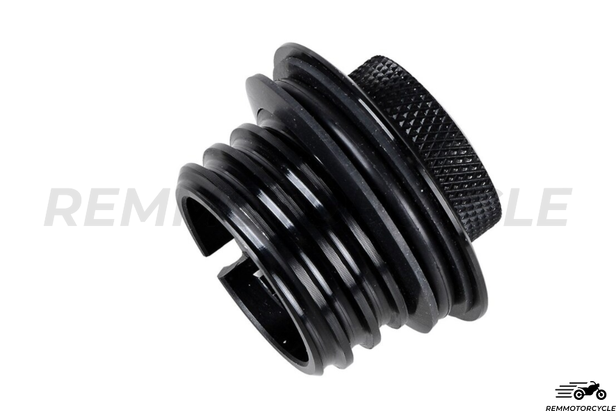 Tappo serbatoio retrattile Shadow Harley in alluminio nero o cromato