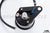 Digital Moto Km/H clásico cromado o mostrador digital negro