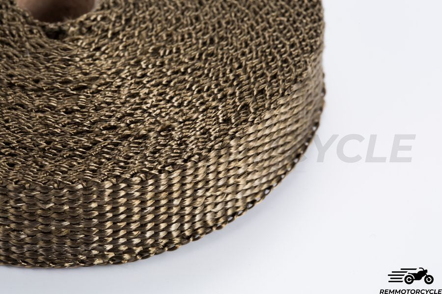 Bande Echappement Moto marron