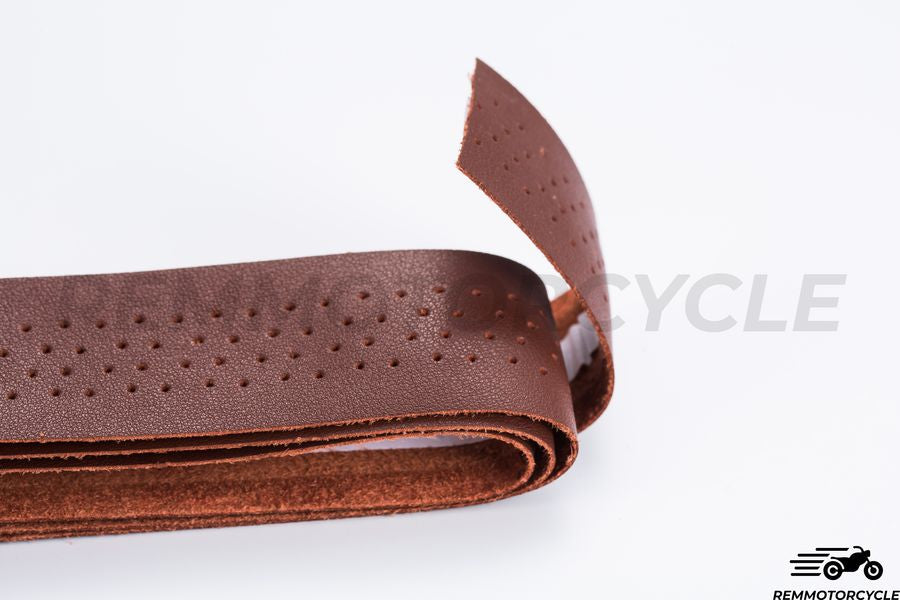 manopole moto in pelle / disponibili in diversi colori 