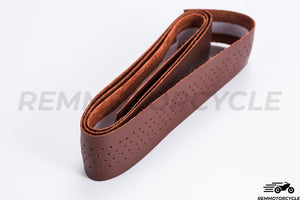leather motorcycle grips / several colors available