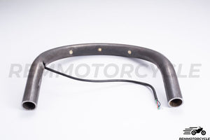 Motorcycle Rear Loop with Flat or Raised Integrated LED Strip Dia. 25mm