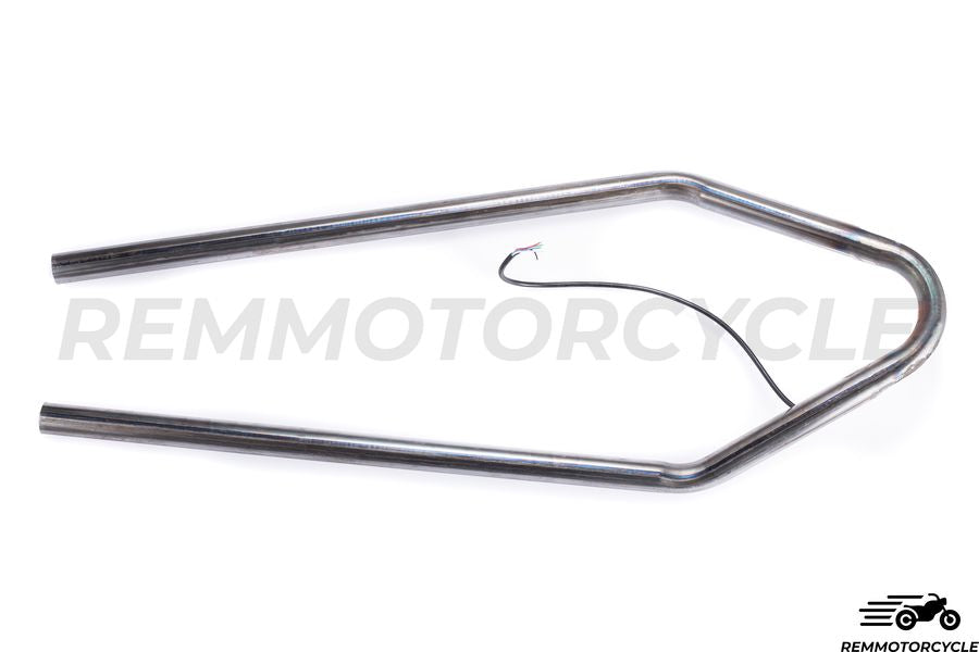 Racing 2 saddle with brown led band loop