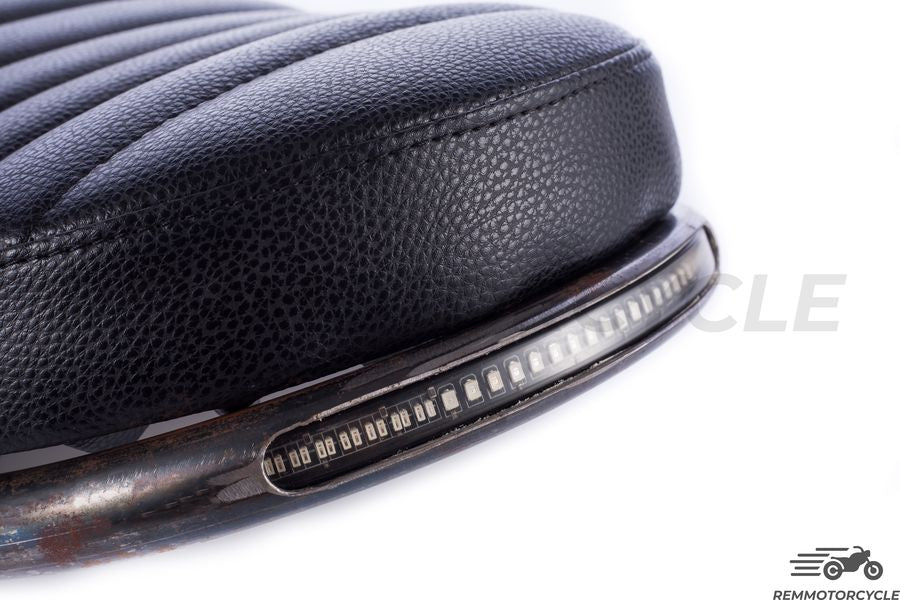 Sela preta tipo 2 tipo 2 de baixo de metal 50 ou 60 cm com loop com ou sem LED