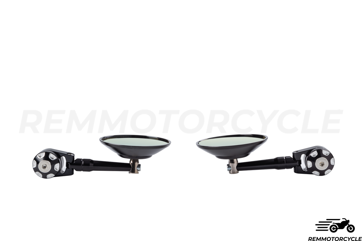 Specchietto Retrovisore Terminale Manubrio Superiore 22MM 