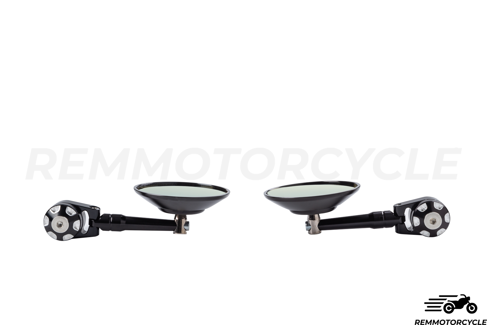 MICTNUING Rétroviseur Moto Universel pour Guidon Creux 7/8 pouces(Lot de 2)