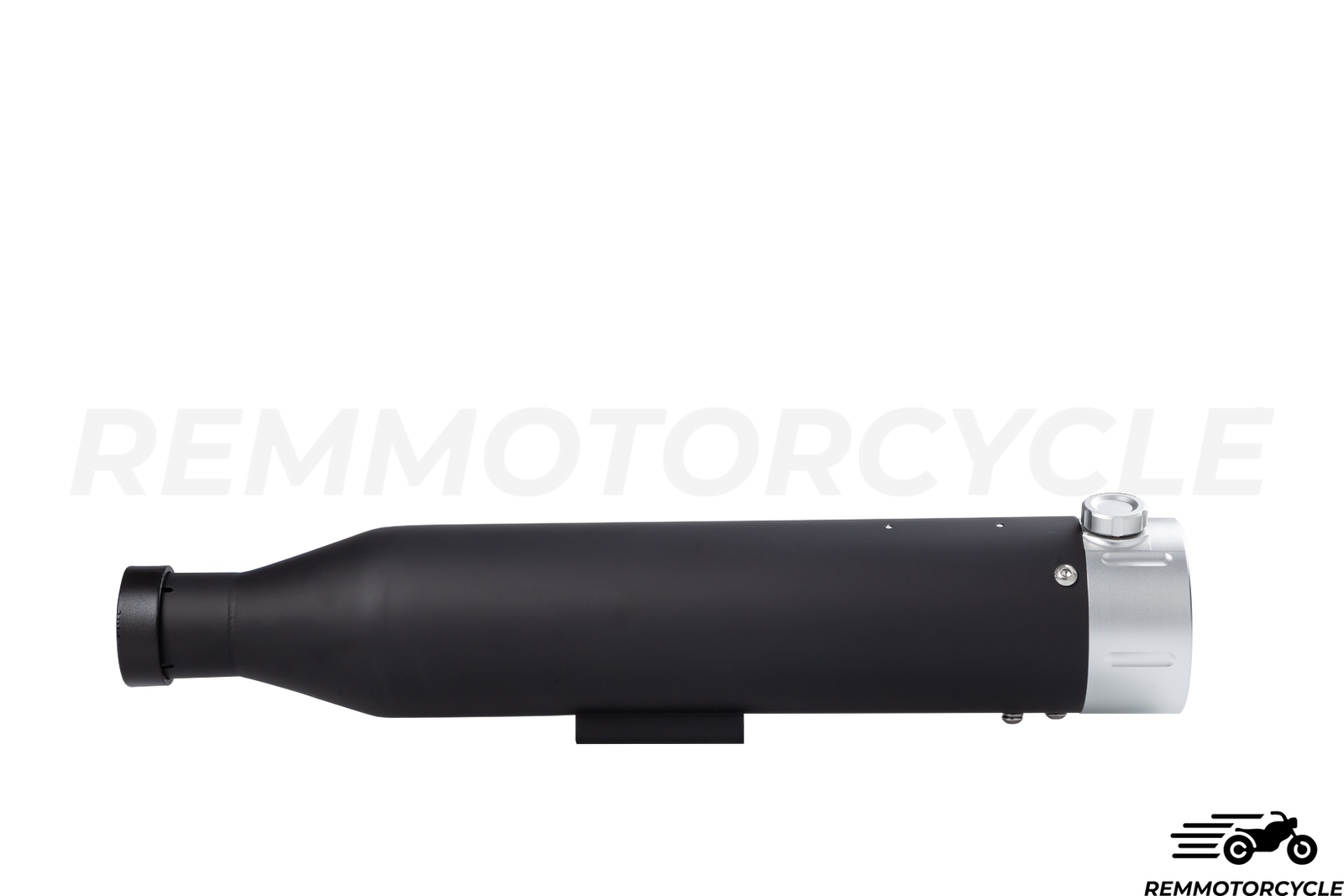 Schwarzer Auspuff im Schaltventil