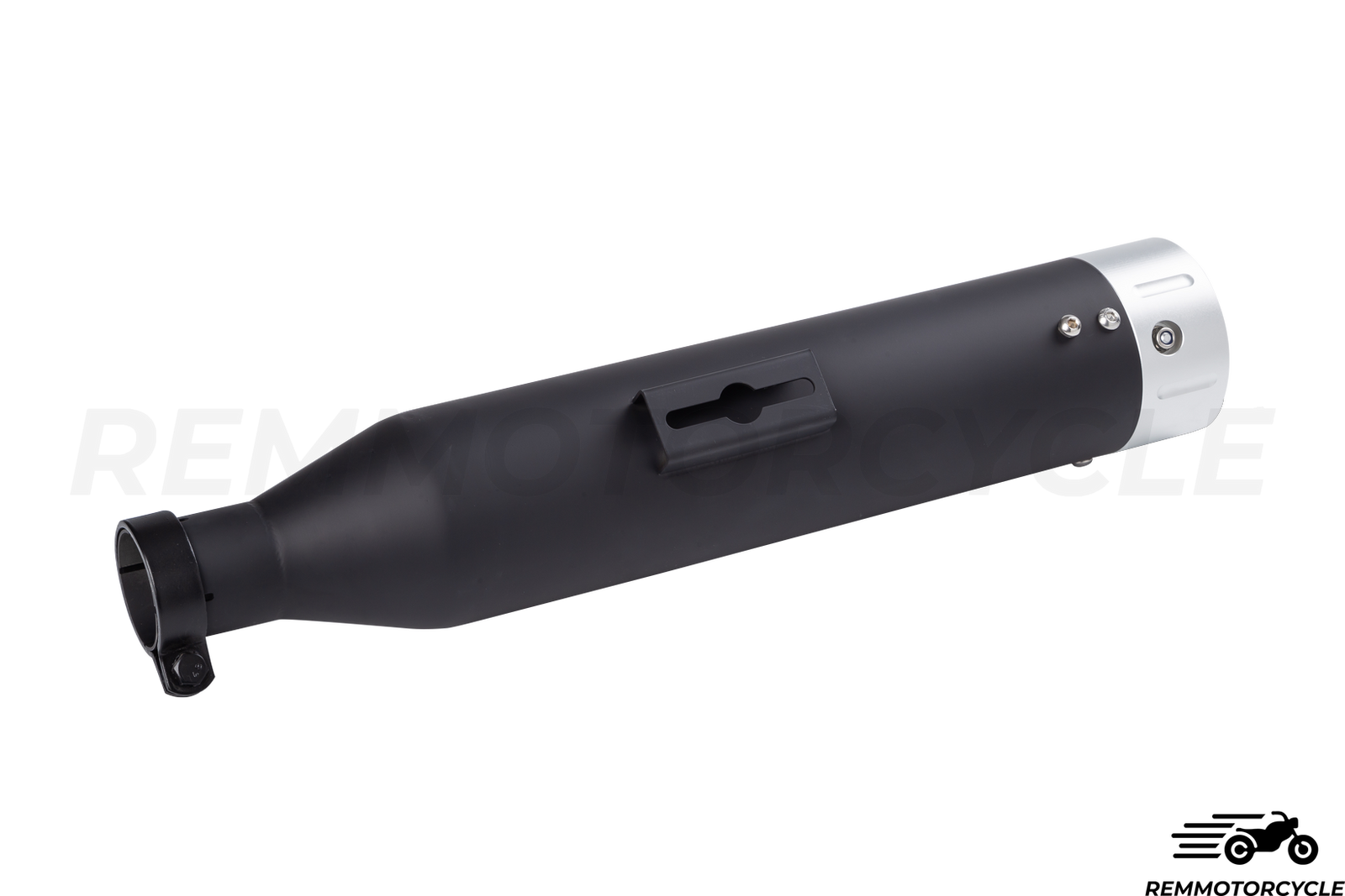 Schwarzer Auspuff im Schaltventil