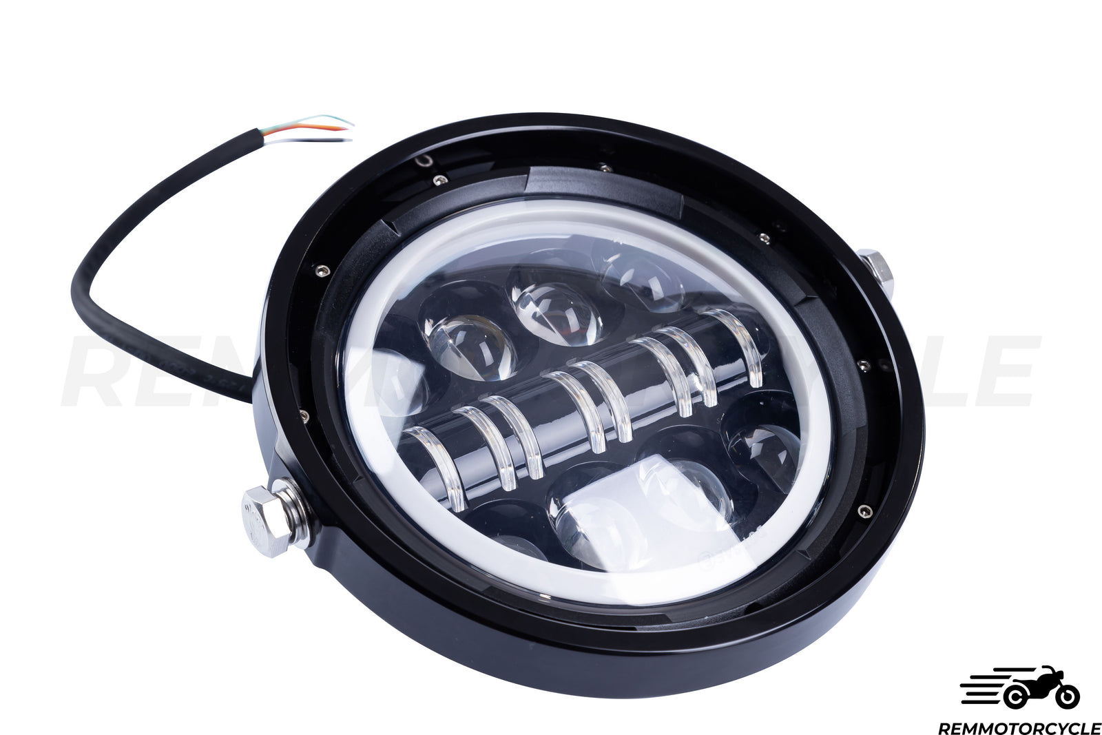 LED Eye Angel 7 inch - Orange & White projector