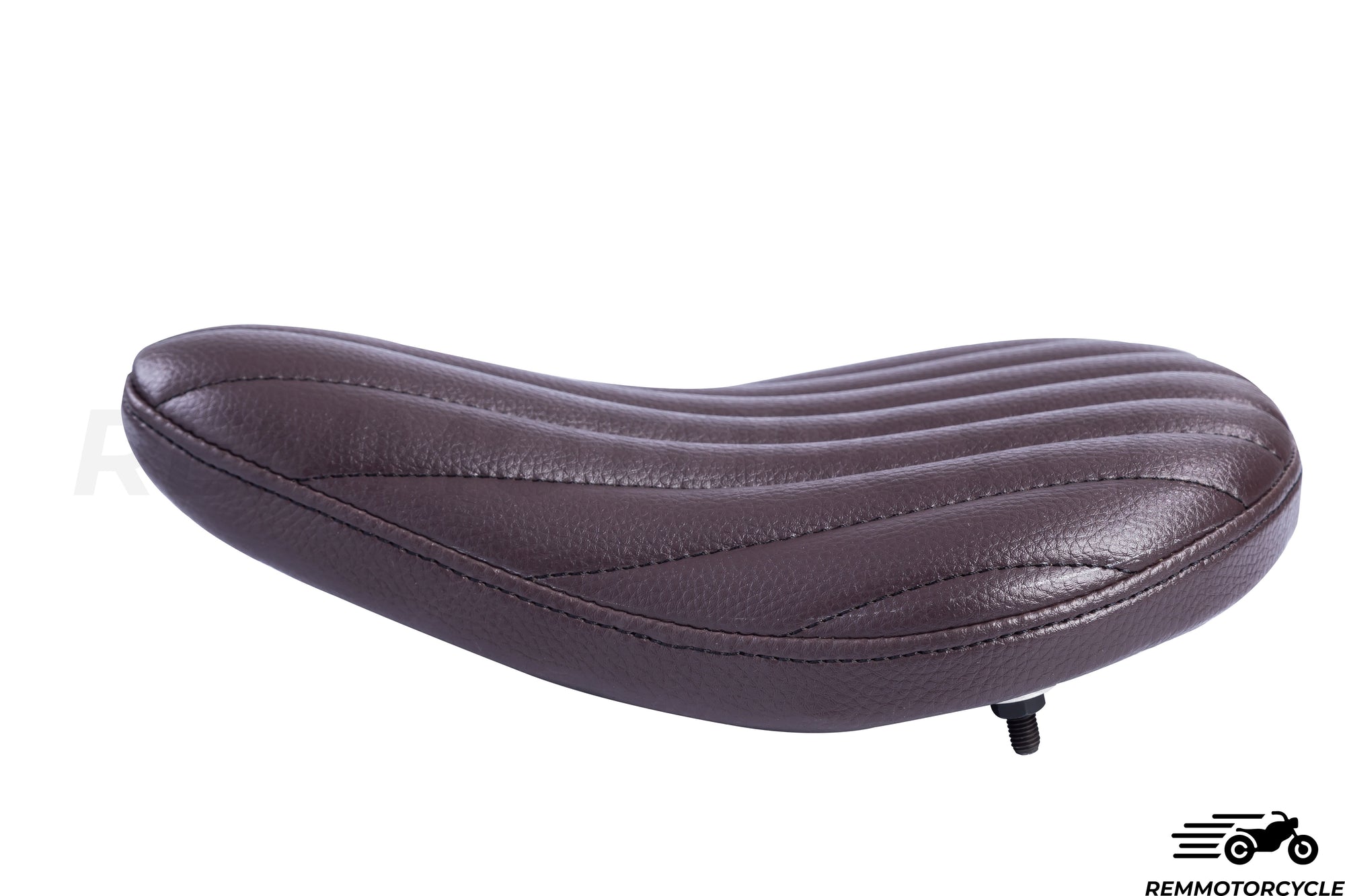 Selle Bobber Marron - Coutures verticales