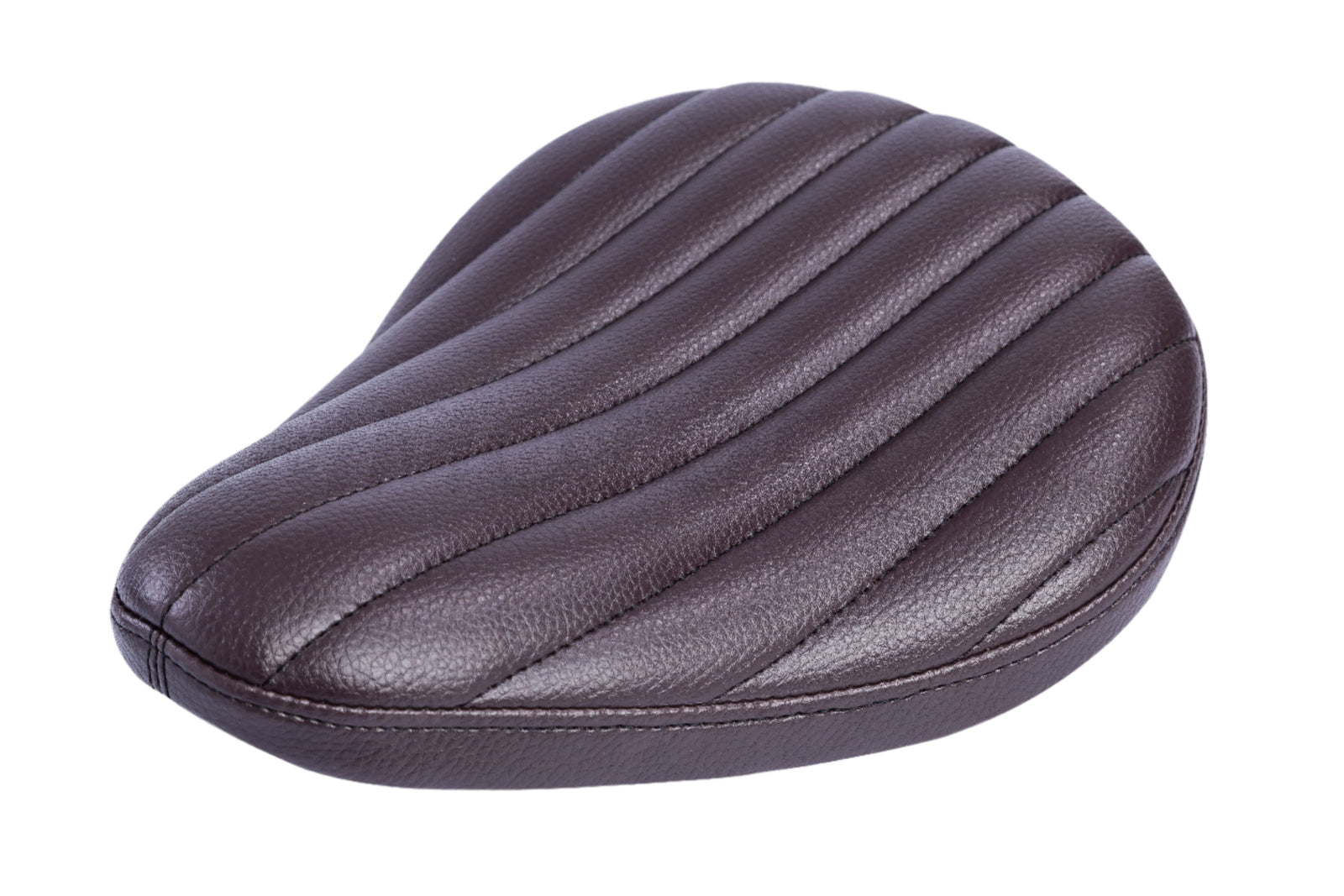 Asiento Bobber Marrón - Costuras verticales 