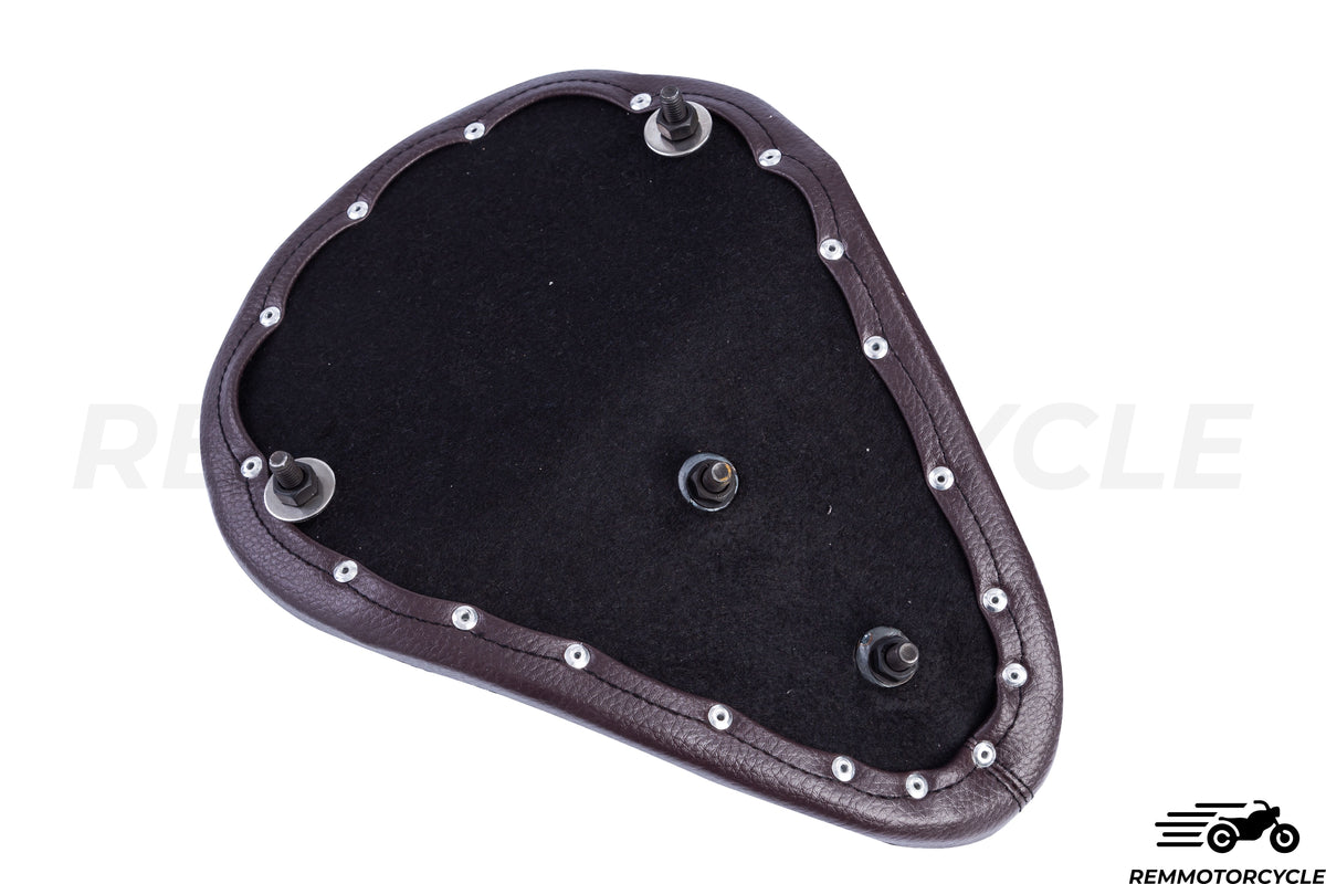 Asiento Bobber Marrón - Costuras verticales 