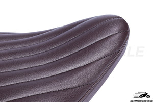 Brown Bobber saddle - Vertical seams