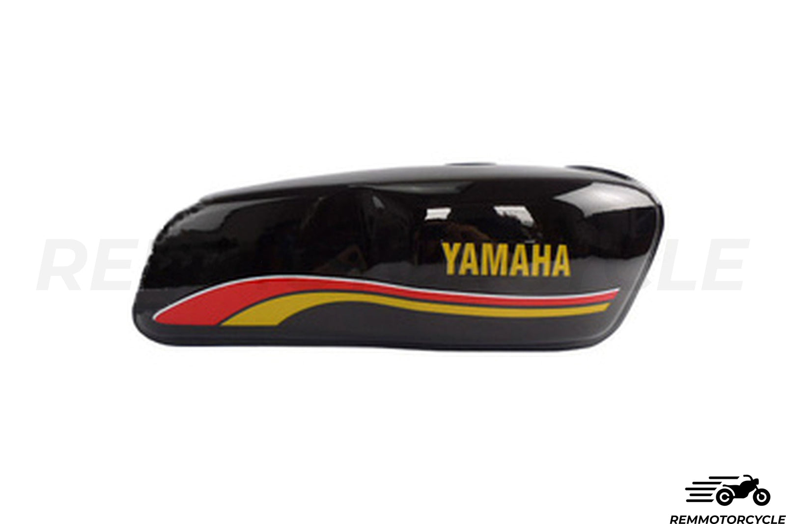 Rennfahrer Yamaha Retro 9L Black Racer Tank