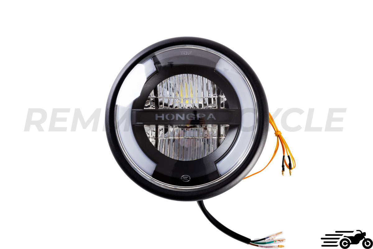 LED -koplamp met scrollende indicatoren