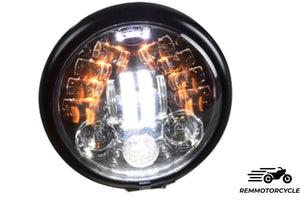 15.5cm multi DRL headlight with integrated turn signals