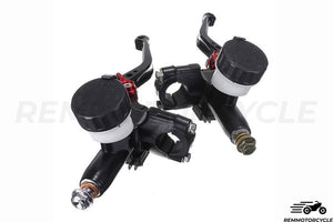 CNC master cylinder performance black and red 22 mm