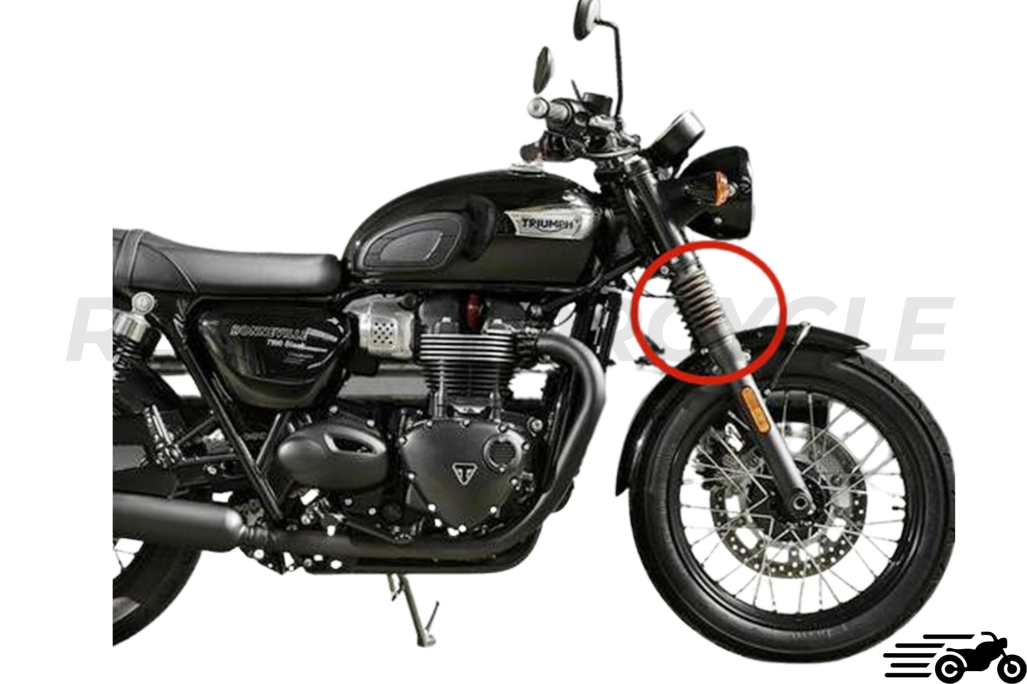Triumph Bonneville Fork Adjusters – Black Finish By SUPER CORSE
