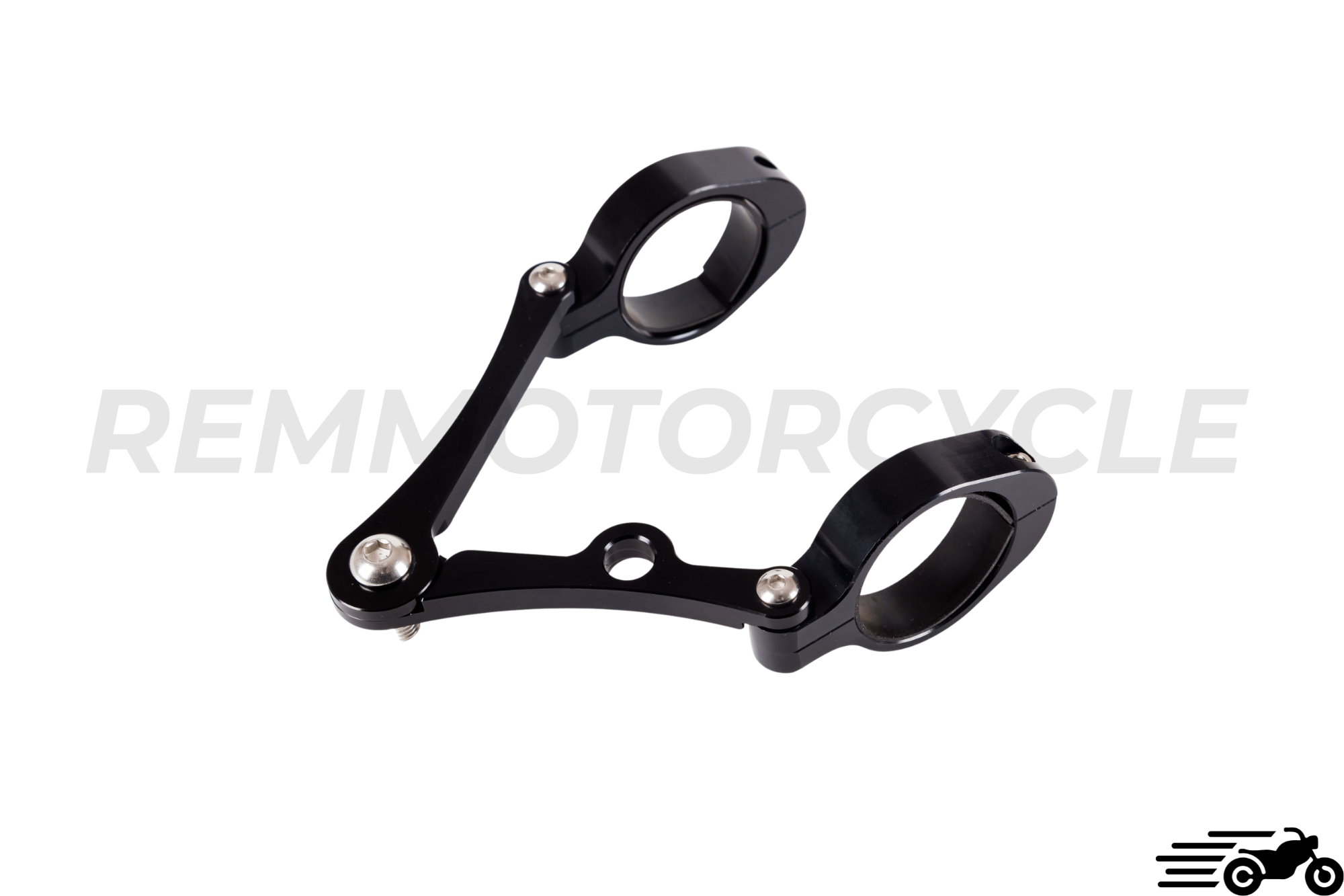 Supporti Faro 54-55mm con Forcella Morsetti per Moto Supporti Faro 54-55mm con Forcella Morsetti per Moto