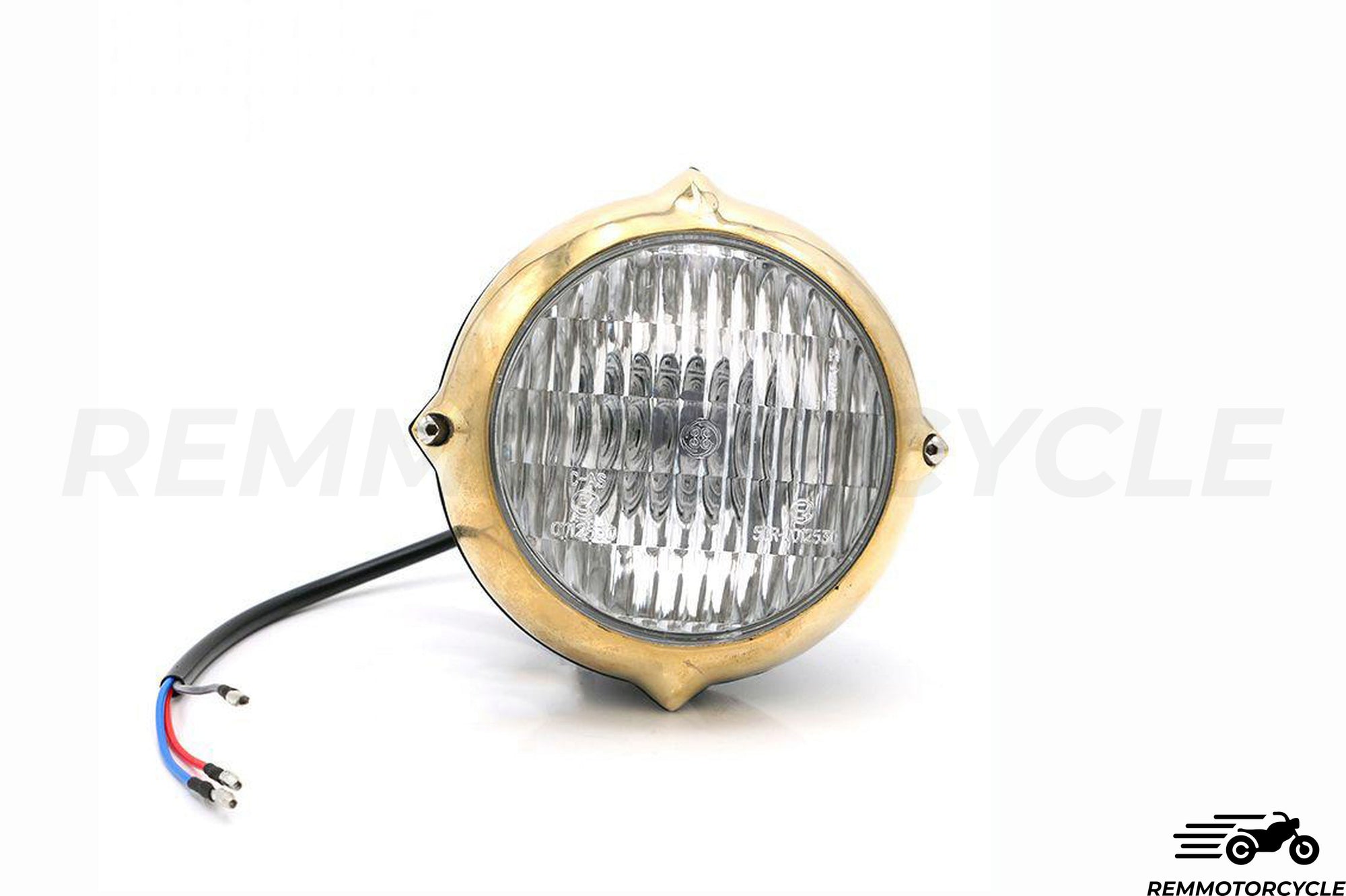 Upper front light 3 brass and chrome or black points