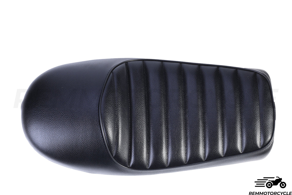 Saddle Cafe Racer with rear loop and integrated LED lights for XJR