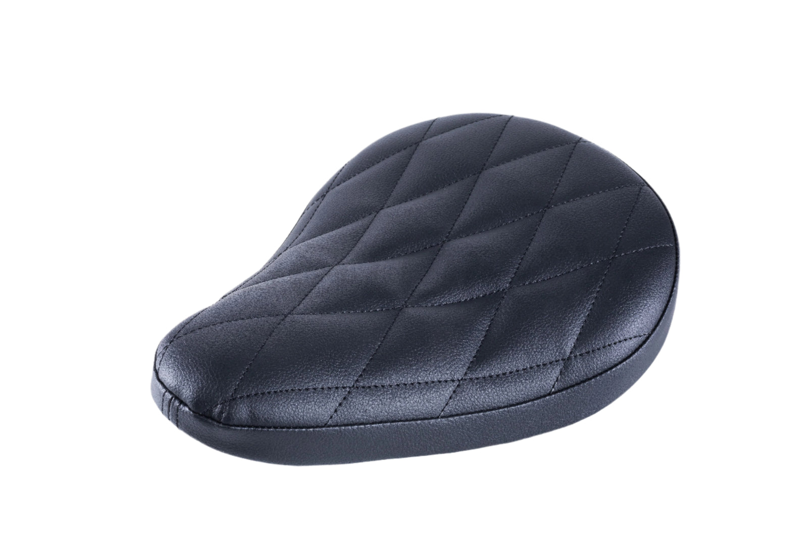 Selle Bobber Noir - Coutures Losanges