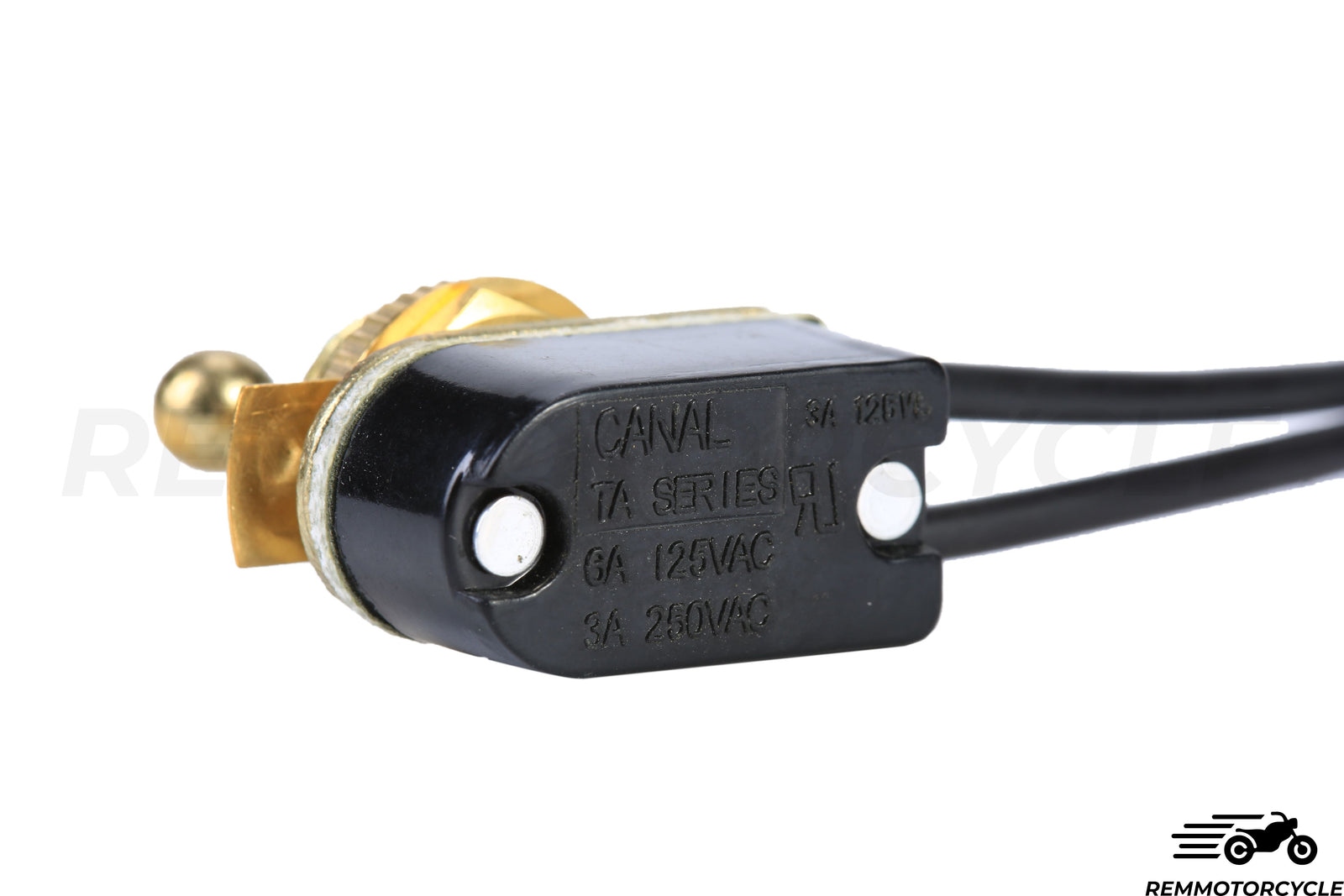 Ein/Aus -Schalter oberes Messing