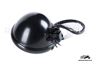 Bobber LED headlight with integrated turn signals