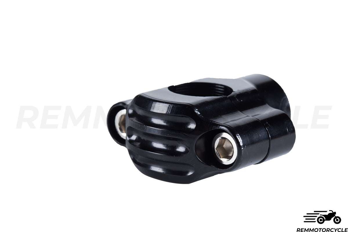 Pontets de Guidon de 22 mm ou 25 mm Chrome, Noir, Titane ou Laiton