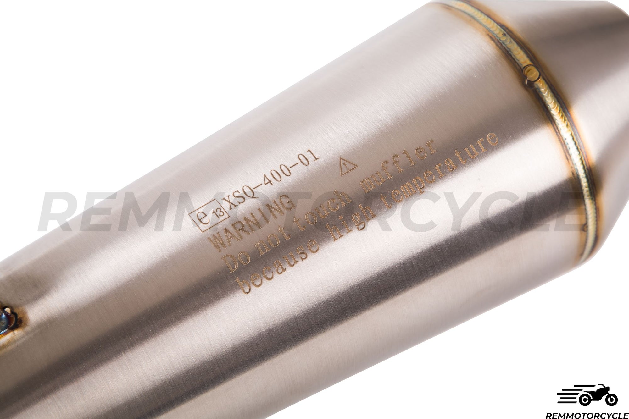 Approved vintage motorcycle silencer