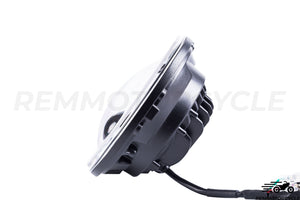 Multi 20 cm Motorcycle LED Headlight with Integrated Turn Signals