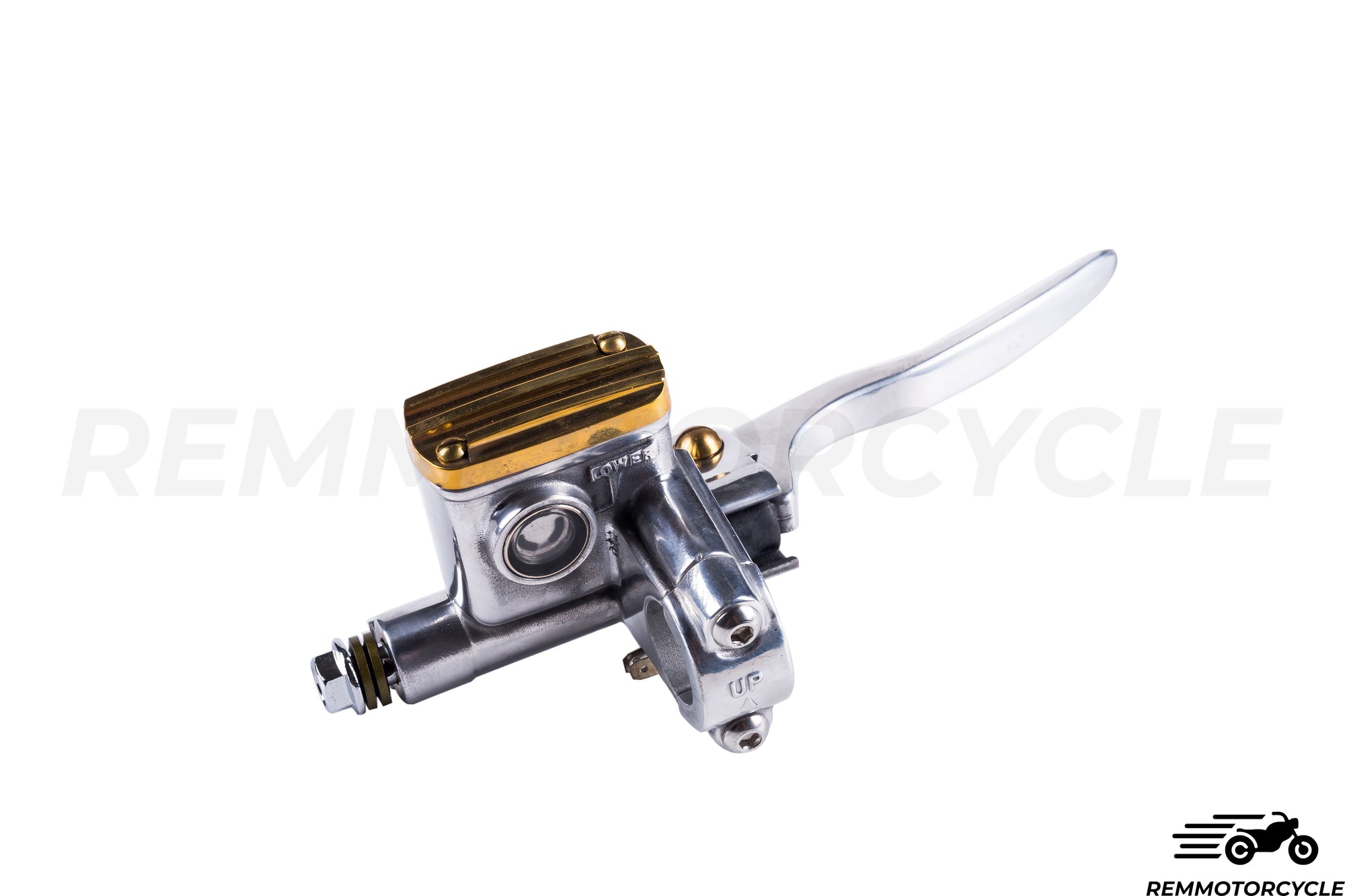 Motorcycle brake lever and Polished motorcycle and brass clutch lever 22 or 25 mm