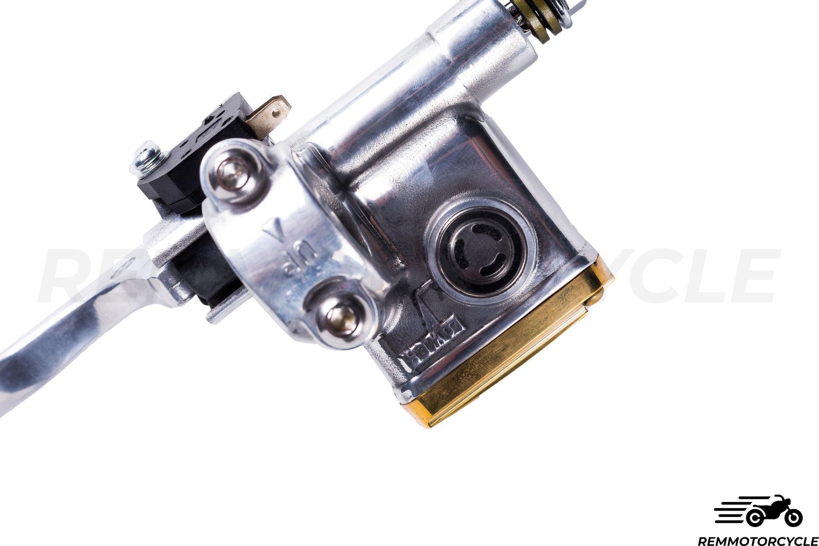 Motorcykelbremsearme og poleret motorcykel og messingkoblingshåndtag 22 eller 25 mm