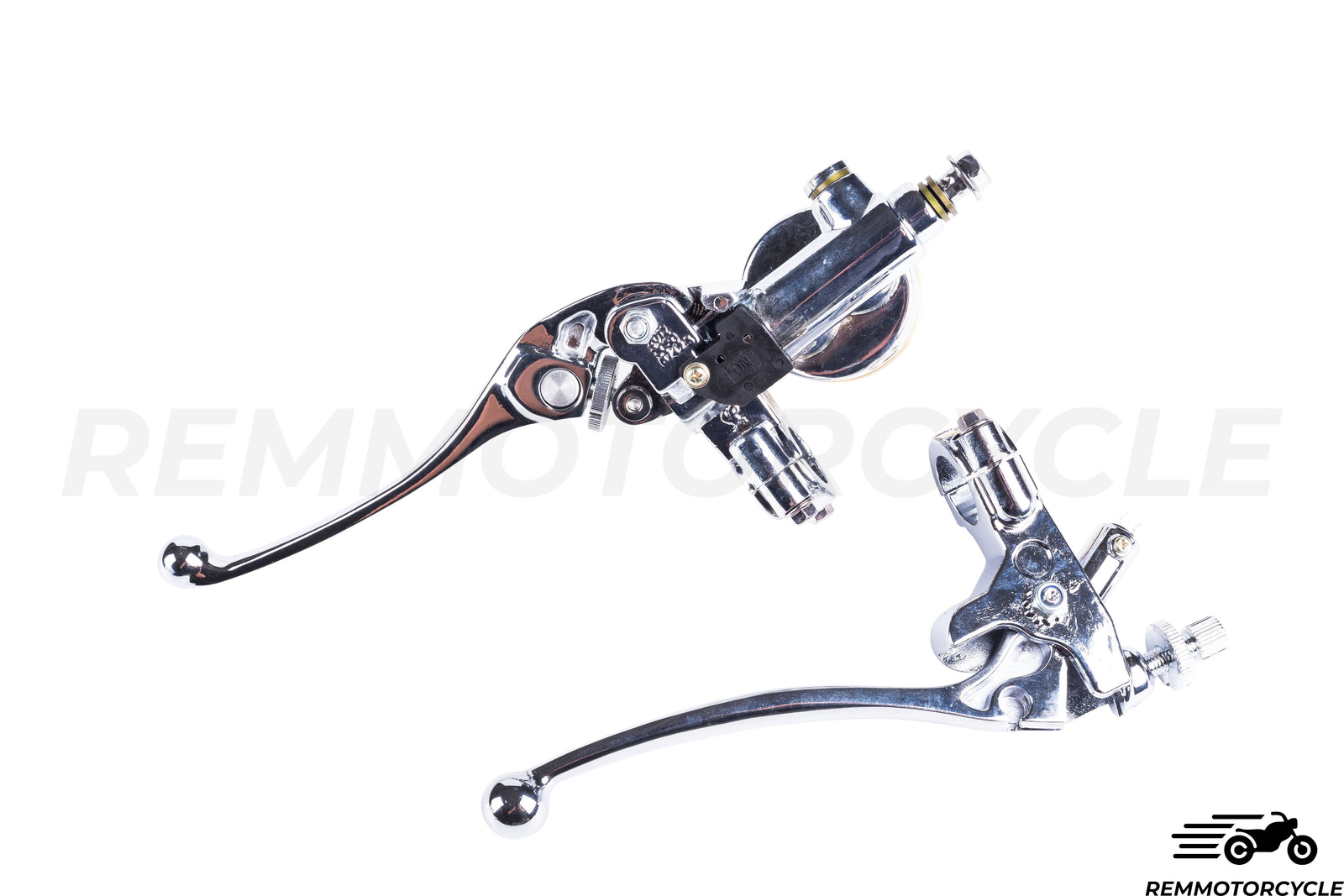 Levier de Frein Moto et levier Embrayage Moto Chrome et Laiton 22 mm ou 25 mm